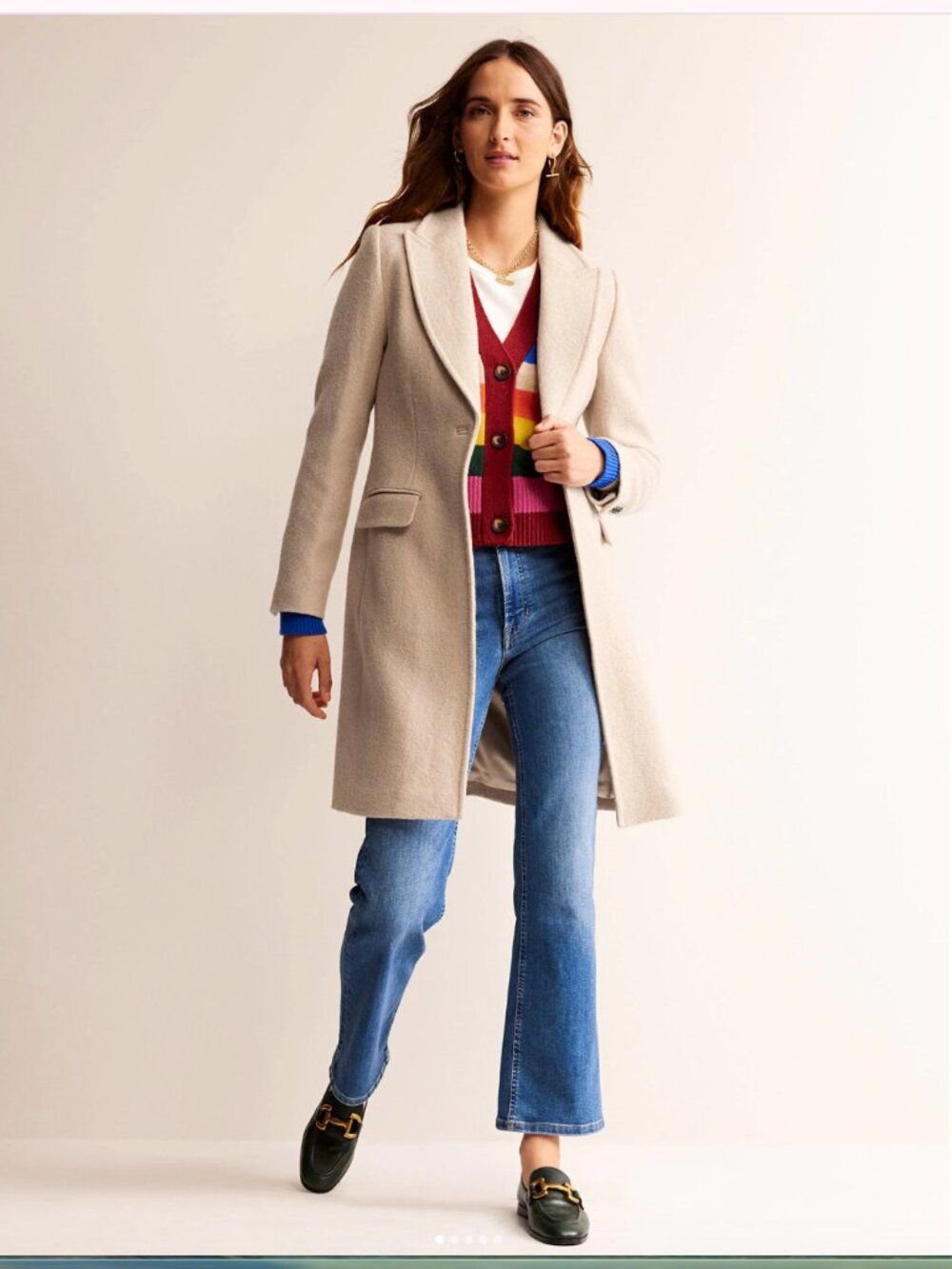 Boden Canterbury textured coat.  US 10.